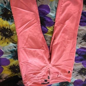 Peach Denim Jeans; Torrid; W 20R